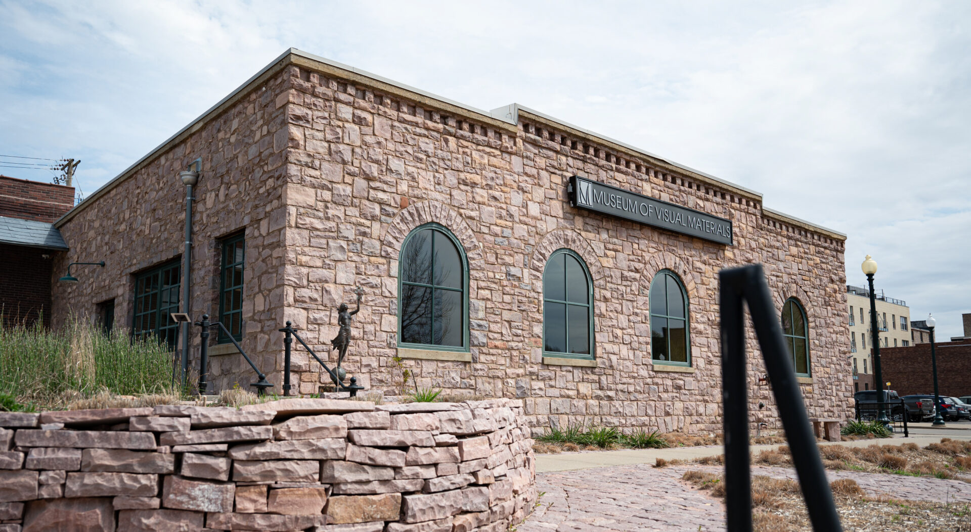 Exterior of the Museum of Visual Arts (now Mosaic) building in downtown Sioux Falls.